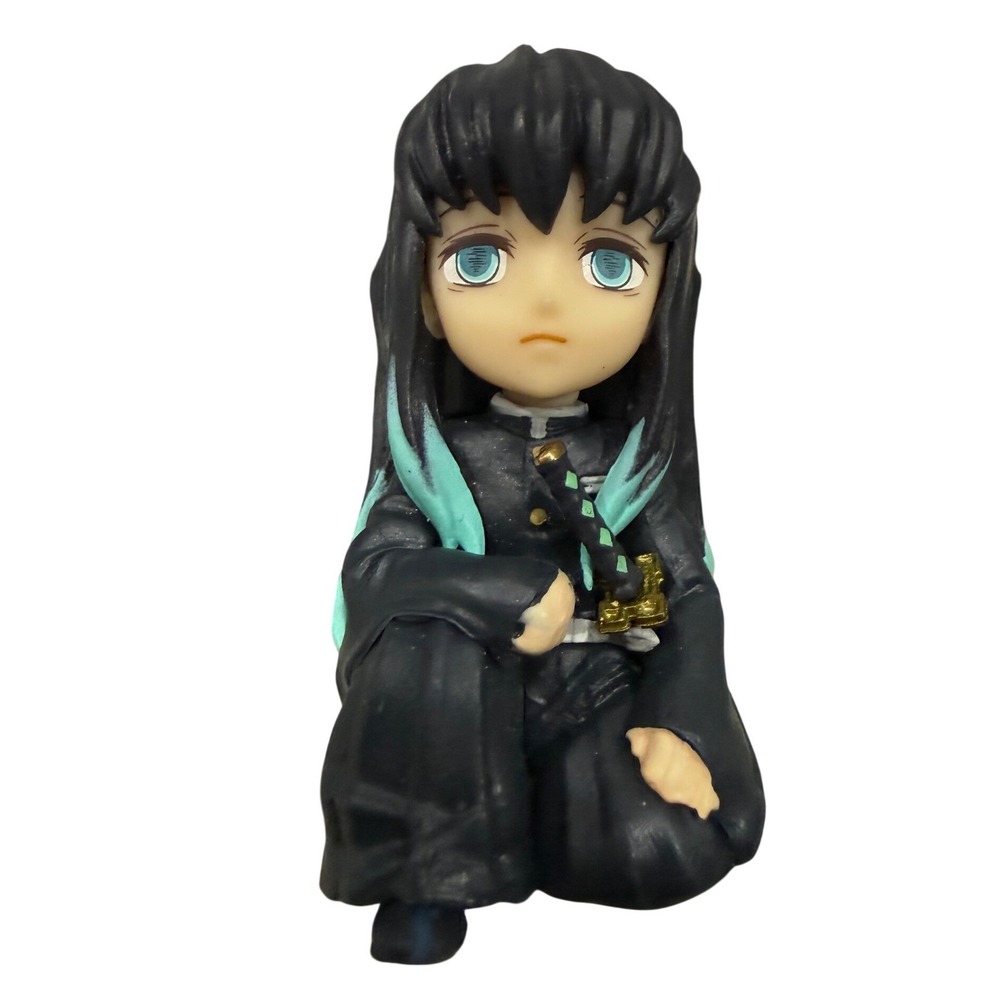 Demon Slayer Muichiro Tokito Mini Figure Anime Chibi Collectible Figurine